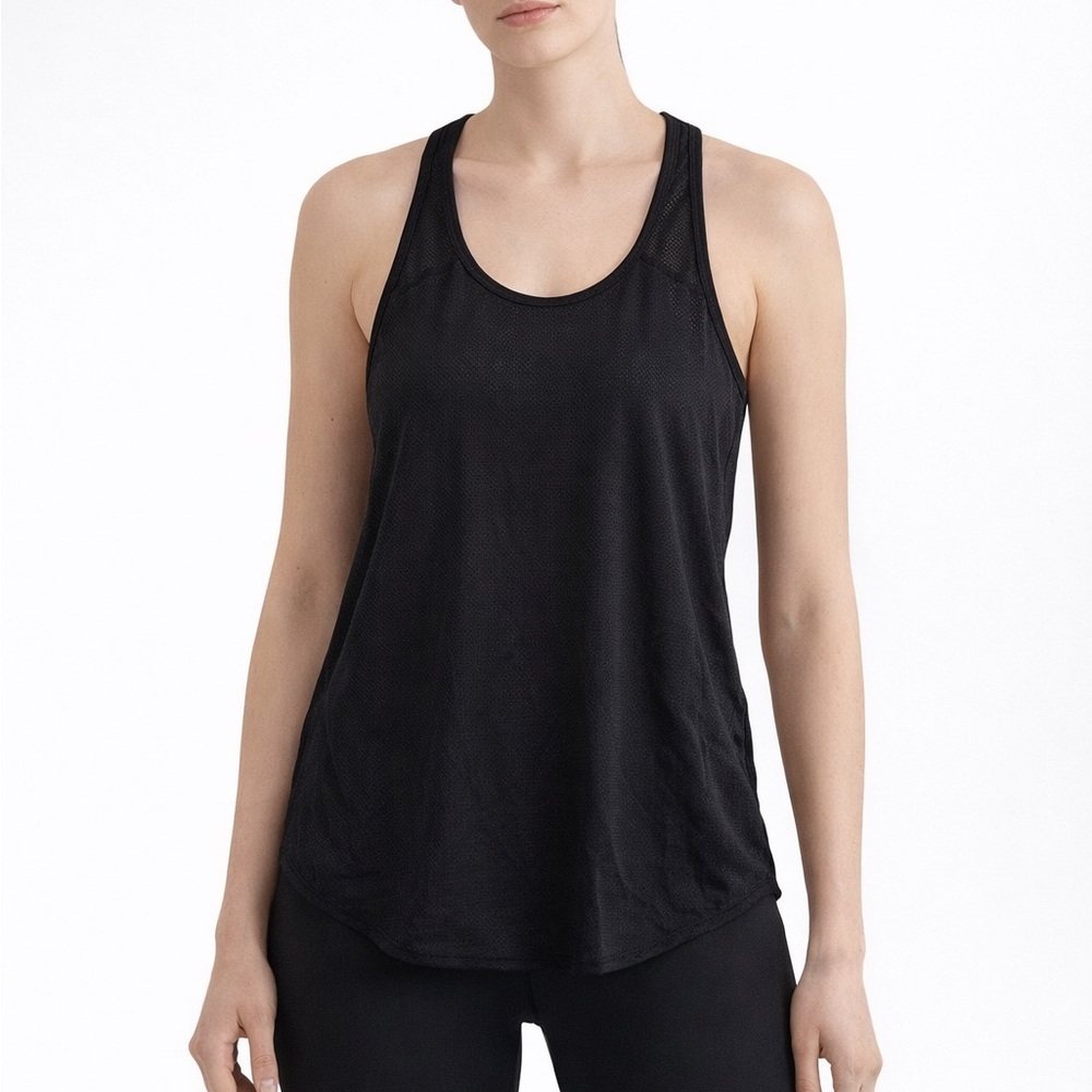 Lululemon Black Mesh‎ Racerback Tank size S